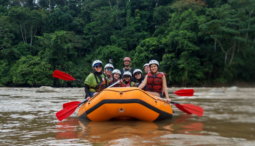 Rafting Ecuador in the Napo River